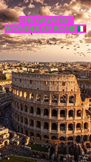 Rome’s Greatest Wonder… Still Standing After 2,000 Years! 🇮🇹 | Colosseum Cinematic 4K #rome #viral