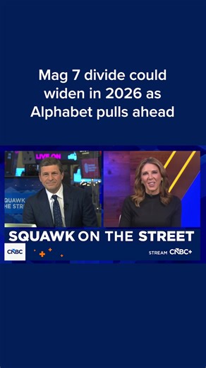 CNBC’s MacKenzie Sigalos reports on a widening performance gap inside the Mag7 and details why distribution-first players like Apple could have a different upside path next year. Watch more: cnb.cx/4siZpLb | CNBC