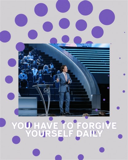 The Scripture says, “Don’t let the sun go down while you’re angry.” Why would God tell us not to let anger carry over to the next day? Because He doesn’t want us to get bogged down. On a daily basis, there needs to be a cleansing, a reset, where you let go of all of the negative. Where you forgive people for what they said yesterday, forgive yourself for not performing perfectly. You set your mind on faith, hope, in a good mood, disciplined, thanking God for His favor on your life. That’s purify