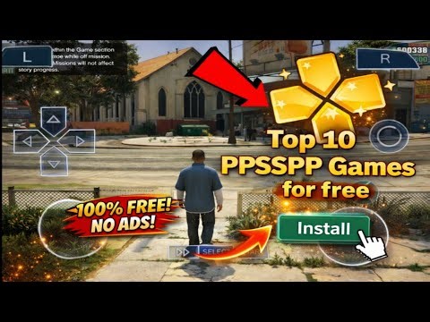 💥 Best Top 10 Best PPSSPP Games (100% FREE) | High Graphics 🔥 | Must Play in 2026!!