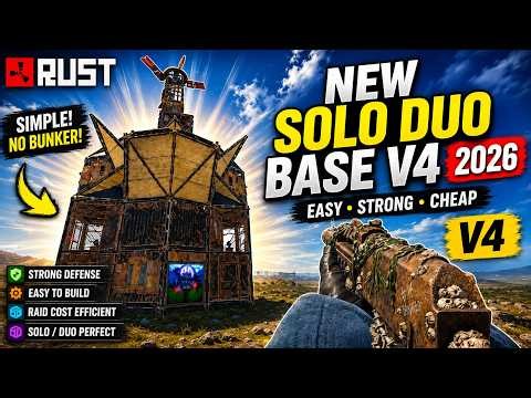 NEW SOLO DUO BASE 2026 V4 | Simple & Strong Rust Base Design (Easy Build Guide)