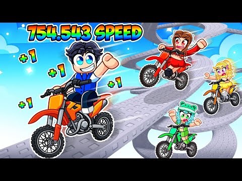 I Spent $673,837 In Roblox +1 Speed Per Second On A BIKE…