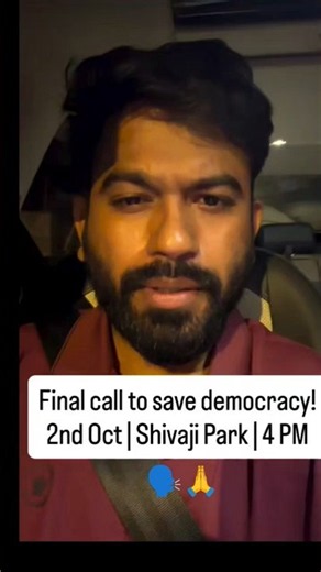 Mumbai Protest on October 2 | Abhijeet Dipke’s Big Move 🔥 #MumbaiProtest #AbhijeetDipke