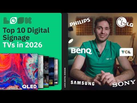 Top 10 Digital Signage TVs in 2026