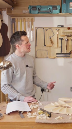 Sorry not sorry ABBA fans #guitarmaking #acousticguitar #podcast #guitarinterview #handmade