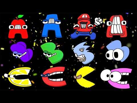 Four Colorful Alphabet Worlds | Fun ABC Song for Kids | Learn A–Z with Characters