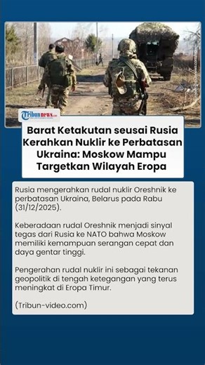 Negara Barat Ketakutan seusai Rusia Kerahkan Nuklir ke Belarus Moskow Mampu Targetkan Eropa