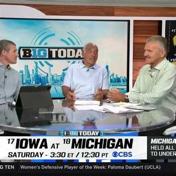 Michigan’s front seven vs. Iowa’s run game | B1G Today