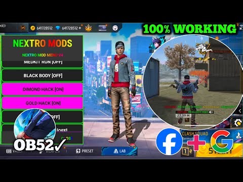 🔥 OB52 FREE FIRE MOD MENU 🔥 UNLIMITED DIAMOND HACK ⚡ FF MOD MENU APK 2026 🛑🔥