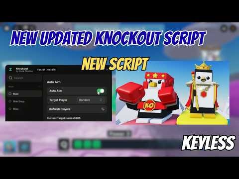 🔥 BEST Knockout! Script 2026 (NO KEY) | Auto Aim, Auto Farm, Auto Win, Unlock Skins, Auto Complete