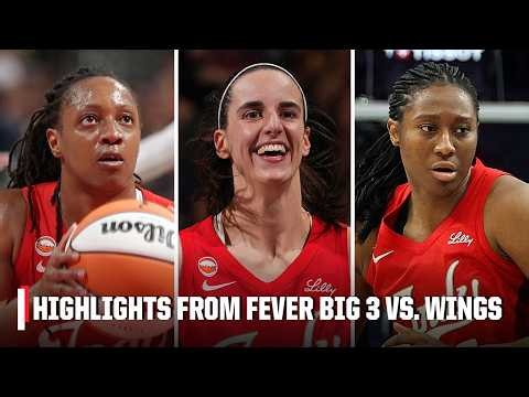 THE STREAK CONTINUES 🤩 Caitlin Clark leads Fever's big 3 in EPIC win over Wings | WNBA on ESPN