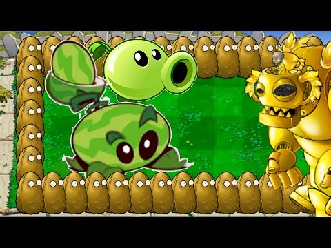 Peashooter Vs Melon-pult Vs Gargantuar Vs Dr. Zomboss | Plants Vs Zombies Fusion