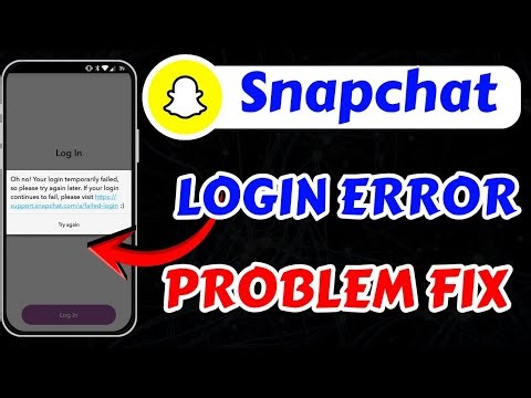How To Fix Snapchat Problem "Due To Repeated Failed Attempts Or Other Unusual Activity 2025 Fixed