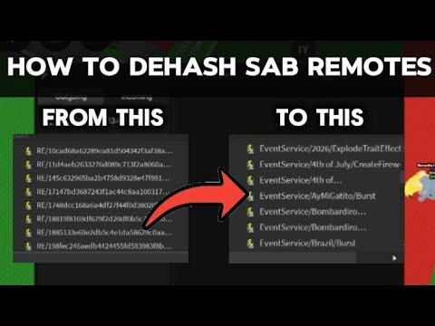 HOW TO DEHASH STEAL A BRAINROT REMOTES - ROBLOX Exploiting | #stealabrainrot