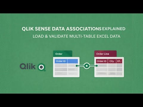 🔗 Qlik Sense Data Associations Explained | Load & Validate Multi-Table Excel Data
