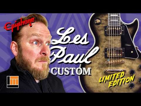 LIMITED EDITION Les Paul Custom 🐍 Cobra Burst 🤯 EPI Does it AGAIN!