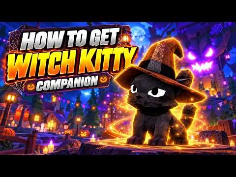 How To GET WITCH KITTY COMPANION In Fisch! (All Spawn Locations) Roblox