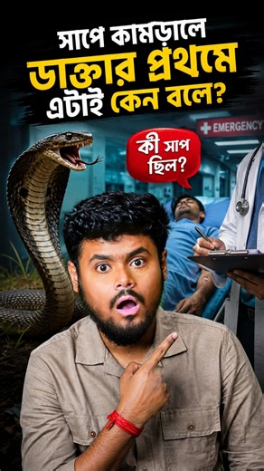 সাপ কামড়ালে কি করবে!?🐍