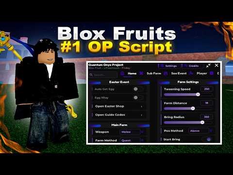 Blox Fruits Script Hack GUI - Auto EGG, Auto Farm, Infinity EGG, Mastery Farm, Auto Dungeon [NO KEY]