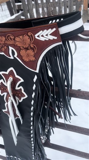 Custom Rodeo Chaps for Saddle Bronc Riding