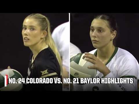 Colorado Buffaloes vs. Baylor Bears | Full Match Highlights | ESPN College Volleyball