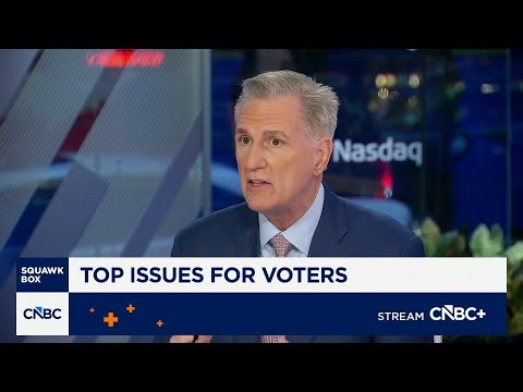 Former House Speaker Kevin McCarthy on the 2026 midterms: Number one issue is the economy