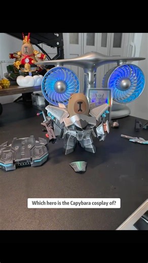 Capybara’s new OOTD#capybara #new #ootd #ornaments #mecha