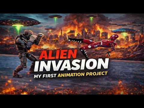 Alien Invasion | My First Animation Project