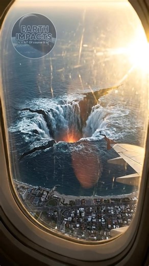 The sea has cracked open—an endless hole revealed from above. Water spirals inward, horizon bending, as if the ocean itself has torn. No shoreline explains it. No depth can be measured. Just the void pulling the world downward. 🌊🕳️ #oceanmystery #endlesssea #fromabove #earthanomaly #simulationglitch #planetaryfracture #deepunknown #aivisual #fblifestyle #Earthimpacts #openartai This content is created using AI for visual and storytelling purposes and does not depict a real-world event. | Earth