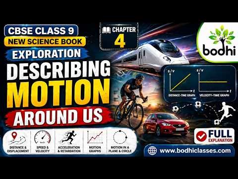 CBSE Class 9 Science book Exploration Chapter 4 | Describing Motion Around Us | Full Explanation