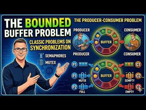 Bounded Buffer Problem Explained | Producer-Consumer Problem | OS Synchronization