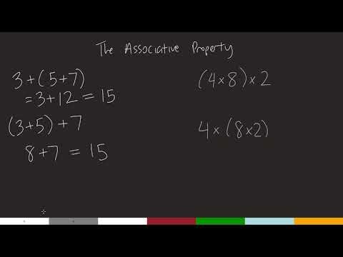 Silent Algebra - the Associative Property - Example 1