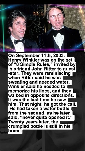 Henry Winkler Still Keeps An Unopened Water Bottle From The Last Day He Saw John Ritter #shorts