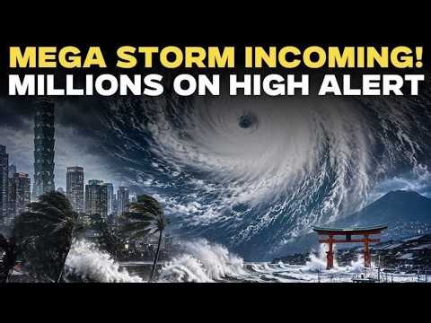 TYPHOON BAVI LIVE | GIANT STORM WIDTH OF FRANCE HEADS FOR TAIWAN, JAPAN & CHINA | Live Tracking