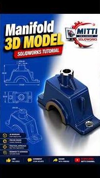 Can You Model This Manifold in SolidWorks? | Step-by-Step 3D Modeling Tutorial