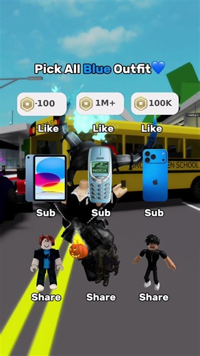 Cooment YouR BluE Choice💙👇(Part 5).....#roblox #shorts