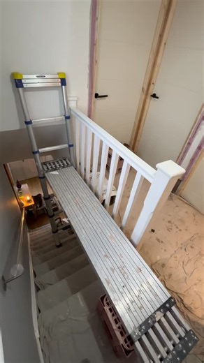 Top hall transformation completed ✅ Artex ceiling skimmed out smooth and walls plastered for a fresh, modern finish #Plastering #ArtexRemoval #Skimming #HomeImprovement #Renovation | Alex Ross Plasterers