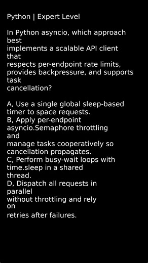 Creating a Scalable API Client in Python with asyncio.Semaphore Throttling #FiverrPackages #Programm