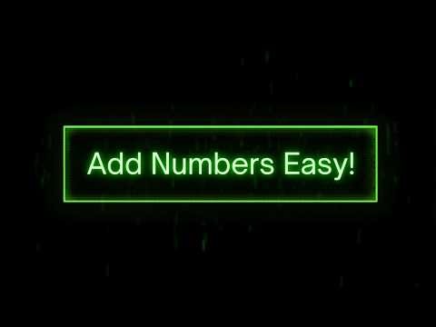Add Two Numbers in Python (Beginner Tutorial) 🐍 | Learn Python Fast!