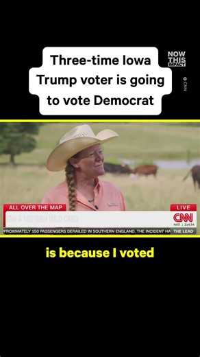 Iowa Trump Voter Goes Democrat