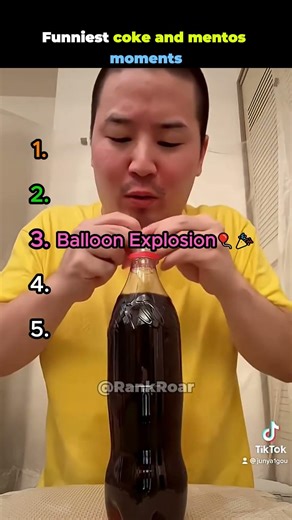 Funniest coke and mentos moments #shorts #cokementos #funnyvideo #ranking