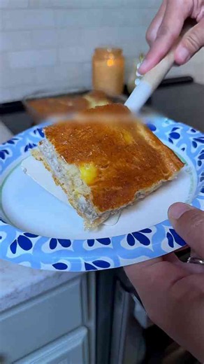 Sausage and cream cheese crescent bake