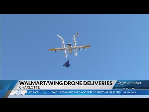 Walmart expands drone delivery service in Charlotte