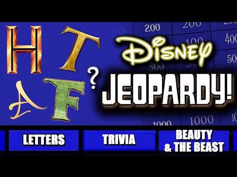 Disney Jeopardy: Guess the Letter • Beauty & the Beast Music