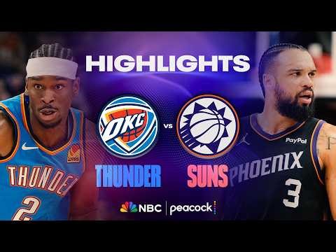 Oklahoma City Thunder vs Phoenix Suns: Game 3 | NBA PLAYOFF HIGHLIGHTS | NBA on NBC | 4/25/26