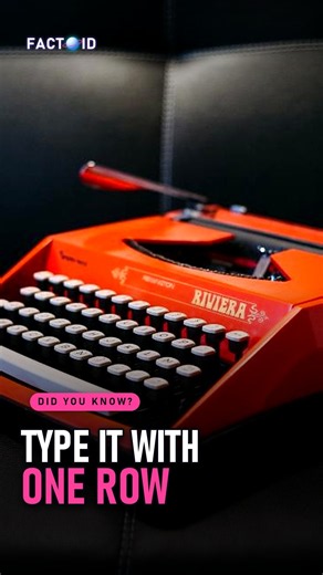 You Can Type Typewriter With One Row ⌨️ #Shorts #Typewriters #Qwerty #QwertyKeyboard #MarkTwain