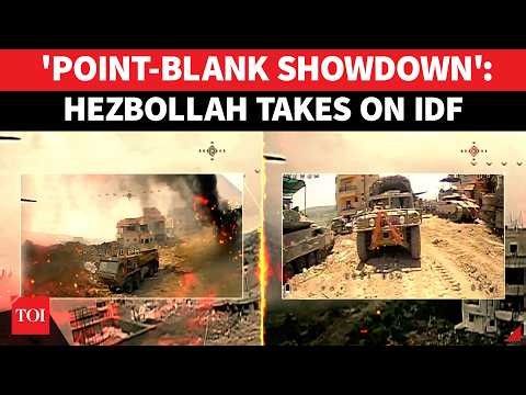 'FACE-TO-FACE BATTLE' Erupts As Hezbollah Fighters 'Ambush' Advancing IDF Troops In Lebanon | Watch