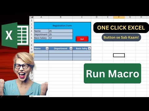 How to Create a Button & Run Macro in Excel | Excel Macro Button Tutorial for Beginners