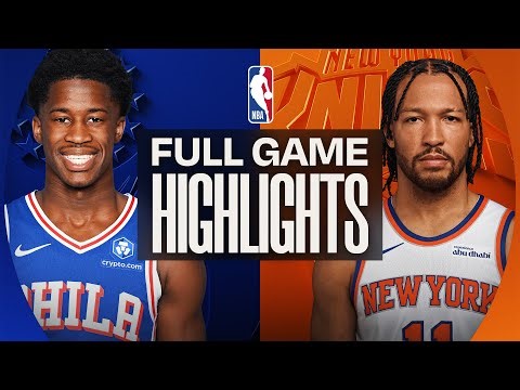 76ERS at KNICKS | FULL GAME HIGHLIGHTS | January 3, 2026