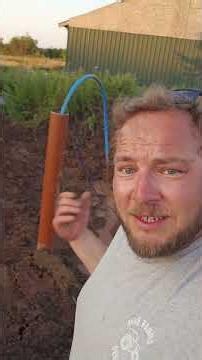 Building a well with an excavator #water #offgrid #offgridliving #diy #homestead